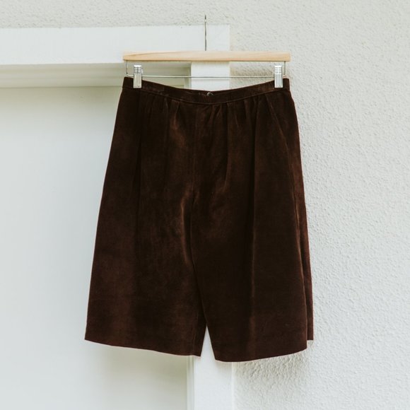 80's Brown Suede Shorts - Picture 6 of 6